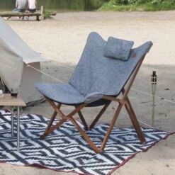 Bo-Camp - Urban Outdoor - Relaxstoel - Bloomsbury - L - Oxford Polyester - Grijs -Buiten Kamperen 1200x1200 198