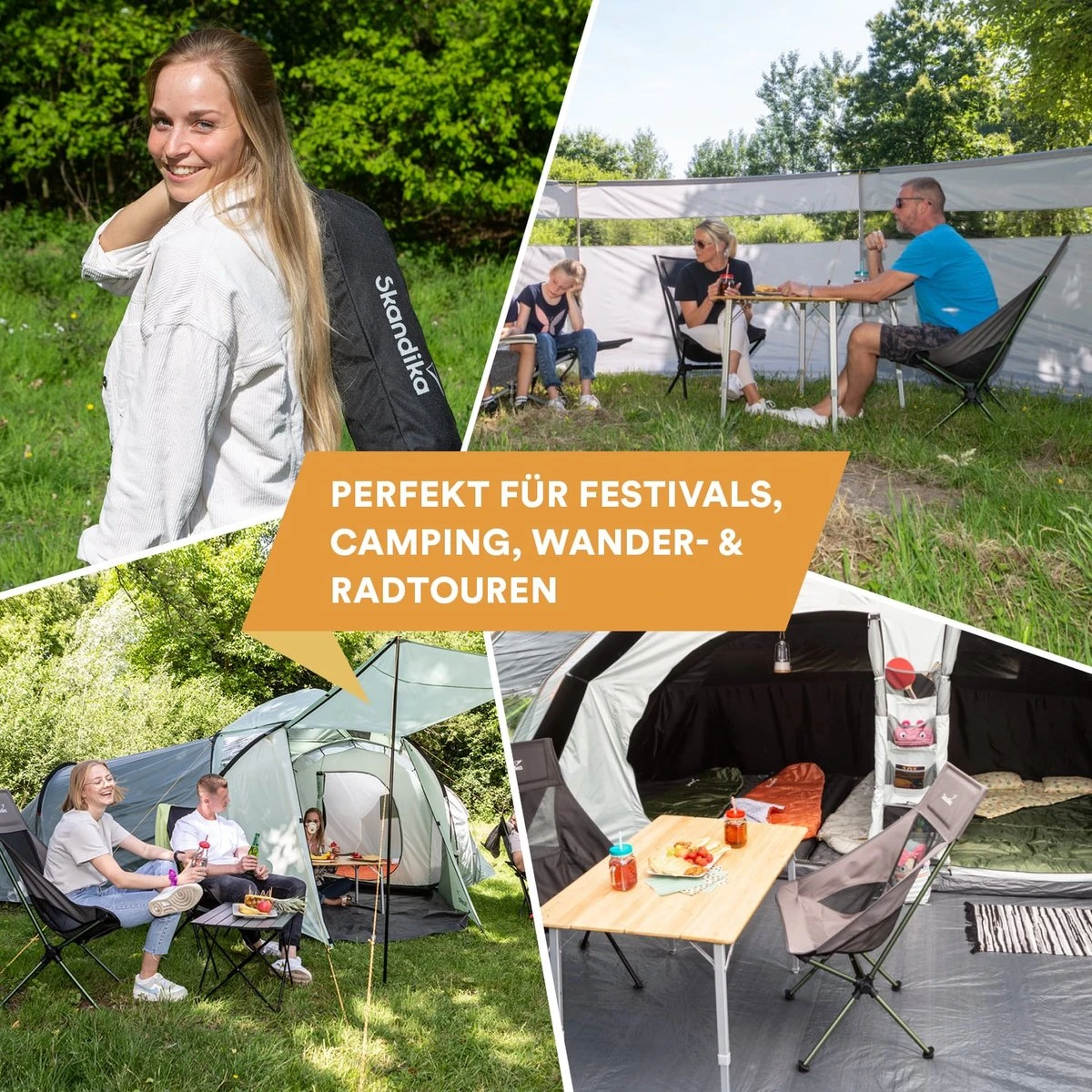 Skandika Campingstoel Compact – Campingstoelen - Campingstoel Tot 150 Kg Belastbaar - Kampeerstoel, Visstoel, Kleine Pakmaat, Opvouwbaar, Stabiel, Licht, Comfortabel Gepolsterd – Draagtas Meegeleverd - Vouwstoel – Zwart 4 Skandika Campingstoel Compact – Campingstoelen - Campingstoel Tot 150 Kg Belastbaar - Kampeerstoel, Visstoel, Kleine Pakmaat, Opvouwbaar, Stabiel, Licht, Comfortabel Gepolsterd – Draagtas Meegeleverd - Vouwstoel – Zwart - Afbeelding 4