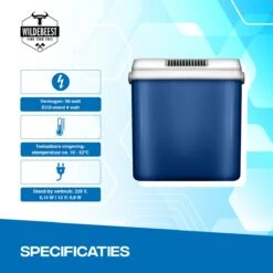 Koelbox Met ECO Modus Voor Auto & Camping Warm En Koud 32L - Frigobox Elektrisch 32 Liter Met 12v 230 Volt - Verkoelt En Verwamt - MiniBar - Mini Koelkast -Buiten Kamperen 1200x1200 304