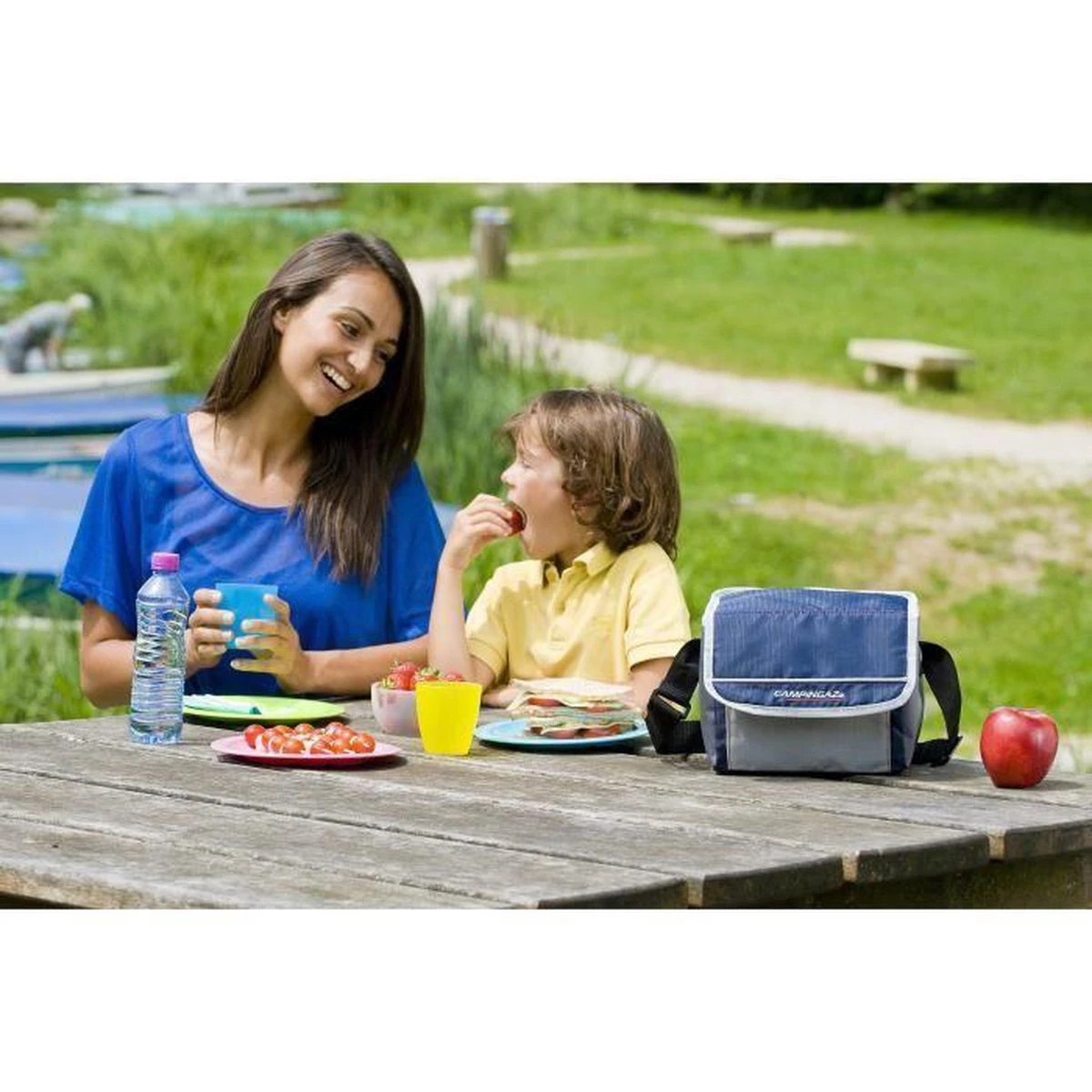 Campingaz Fold 'n Cool Koeltas - 5 Liter - Blauw/grijs 4 Campingaz Fold 'n Cool Koeltas - 5 Liter - Blauw/grijs - Afbeelding 4