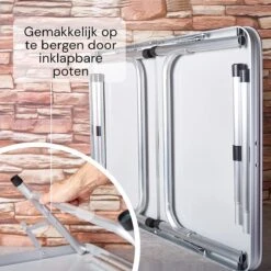 Liivo Aluminium Inklapbare Tafel - Campeertafel 75x55x60cm 15 Liivo Aluminium Inklapbare Tafel - Campeertafel 75x55x60cm -Buiten Kamperen 1200x1200 34