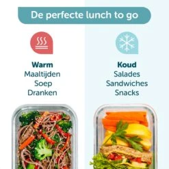 ForDig Lunchtas Grijs - Koeltas Gemaakt Van 600D Polyester Met PEVA-Voering - Ruimte Voor Lunchtrommel / Snacks / Blikjes - Koel Tas Met Mesh Opbergruimtes En Ruimte Voor Bestek - Lunch Tas Cool Bag - Coolerbag - Kleine Cooler -Buiten Kamperen 1200x1200 341