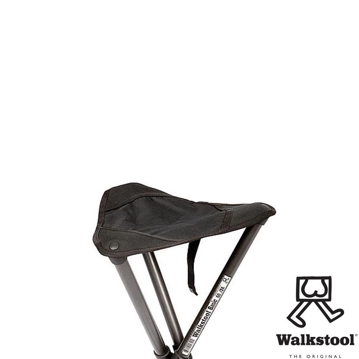 Walkstool - 3-Poots Krukje - Basic 60cm - Verstelbaar - Antraciet 2 Walkstool - 3-Poots Krukje - Basic 60cm - Verstelbaar - Antraciet - Afbeelding 2