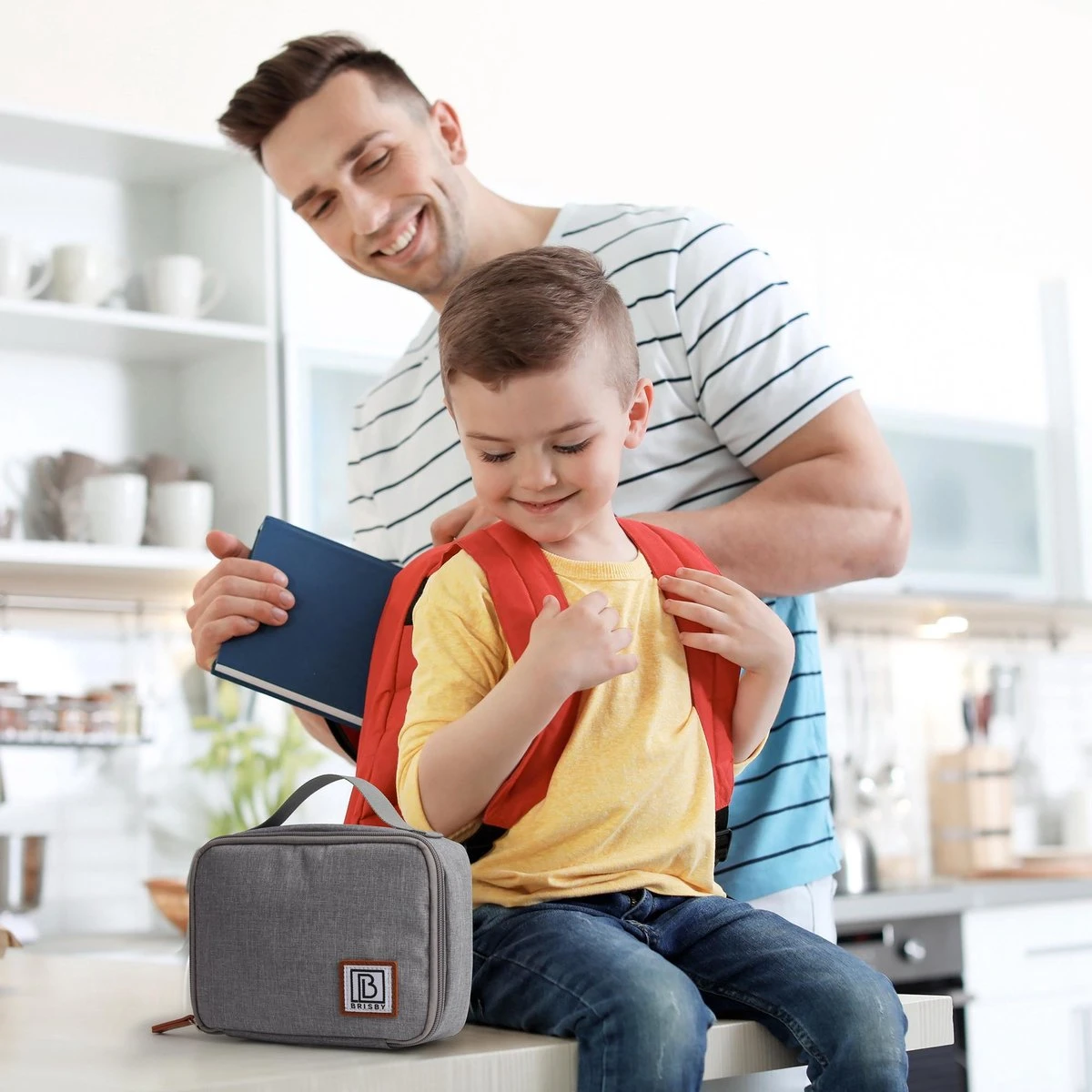 Brisby 4 Laags Geïsoleerde Koeltas - Lunchtas 1.5 Liter - Lichtgrijs 3 Brisby 4 Laags Geïsoleerde Koeltas - Lunchtas 1.5 Liter - Lichtgrijs - Afbeelding 3