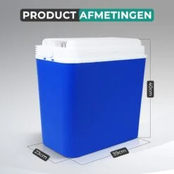 Niceey Thermo Elektrische Koelbox - 24 Liter - Koelbox Elektrisch 12v 230 Volt - Coolbox - Koelt & Verwarmt - Blauw -Buiten Kamperen 1200x1200 439