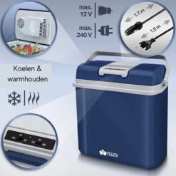 Tillvex- Koelbox, Coolbox, 24 Liter, Blauw 13 Tillvex- Koelbox, Coolbox, 24 Liter, Blauw -Buiten Kamperen 1200x1200 465