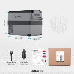 Auronic Elektrische Koelbox - 40.5L - Compressor - 12V En 240V - Grijs 12 Auronic Elektrische Koelbox - 40.5L - Compressor - 12V En 240V - Grijs -Buiten Kamperen 1200x1200 476