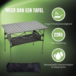Campingtafel Inklapbaar En Opvouwbaar - Kampeertafel - Lichtgewicht Hittebestendig -Buiten Kamperen 1200x1200 51
