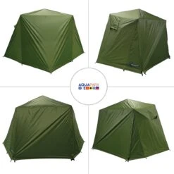 FisherPro Karpertent Met Stormcover – Vistent – Tent - Bescherming Tegen Zon En Wind – 100% Waterdichte Stormhoes – Met Handige Meeneemtas – Ook Geschikt Als Strandtent Of Festivaltent – Extra Veiligheid En Warmte Door Stormcover 32 FisherPro Karpertent Met Stormcover – Vistent – Tent - Bescherming Tegen Zon En Wind – 100% Waterdichte Stormhoes – Met Handige Meeneemtas – Ook Geschikt Als Strandtent Of Festivaltent – Extra Veiligheid En Warmte Door Stormcover -Buiten Kamperen 1200x1200 719