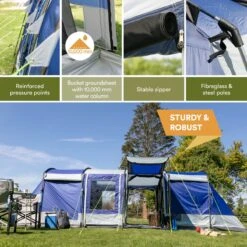 Skandika Montana 8 Tent – Tunneltenten – 8 Persoons Tent – Campingtent – 200 Cm Stahoogte – 2-4 Slaapcabines - Muggengaas – Familietent – 4 Ingangen – 700 X 310 X 200 Cm (L X B X H) - 5000 Mm Waterkolom – Outdoor, Camping – Kamperen – Blauw 14 Skandika Montana 8 Tent – Tunneltenten – 8 Persoons Tent – Campingtent – 200 Cm Stahoogte – 2-4 Slaapcabines - Muggengaas – Familietent – 4 Ingangen – 700 X 310 X 200 Cm (L X B X H) - 5000 Mm Waterkolom – Outdoor, Camping – Kamperen – Blauw -Buiten Kamperen 1200x1200 749