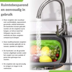 Buxibo - 3-Delige Keuken Vergiet Set Inklapbaar Groen/Grijs 24 Buxibo - 3-Delige Keuken Vergiet Set Inklapbaar Groen/Grijs -Buiten Kamperen 1200x1200 778
