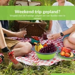 Buxibo - 3-Delige Keuken Vergiet Set Inklapbaar Groen/Grijs 31 Buxibo - 3-Delige Keuken Vergiet Set Inklapbaar Groen/Grijs -Buiten Kamperen 1200x1200 784