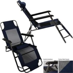 Ligstoel 155x60cm - Opvouwbaar Campingstoel Ligbed Strandstoel Tuinstoel Vouwligstoel Blauw 33 Ligstoel 155x60cm - Opvouwbaar Campingstoel Ligbed Strandstoel Tuinstoel Vouwligstoel Blauw -Buiten Kamperen 1200x1200 81