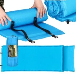 Springos Slaapmat | Zelfopblazend | 186 Cm | Inclusief Hoes & Hoofdkussen | Lichtblauw 26 Springos Slaapmat | Zelfopblazend | 186 Cm | Inclusief Hoes & Hoofdkussen | Lichtblauw -Buiten Kamperen 1200x1200 843