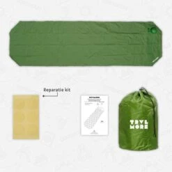 TRVLMORE Slaapmat - Zelfopblazend - 1 Persoons - Ingebouwde Pomp En Kussen - Groen -Buiten Kamperen 1200x1200 885