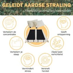 Earthle Volledige Earthing Tweepersoons Aardingsset - 2x Slaapmat + 2x Kussensloop - Aardingsmat - Aarden - Earthing Mat - Aarding - Grounding Mat - Kussensloop - Aardingskussensloop - Combo Deal -Buiten Kamperen 1200x1200 906