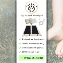 Earthle Volledige Earthing Tweepersoons Aardingsset - 2x Slaapmat + 2x Kussensloop - Aardingsmat - Aarden - Earthing Mat - Aarding - Grounding Mat - Kussensloop - Aardingskussensloop - Combo Deal -Buiten Kamperen 1200x1200 909
