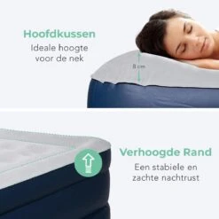 LifeGoods Luchtbed - 2 Persoons - Met Ingebouwde Pomp - Incl. Draagtas En Reparatiekit 13 LifeGoods Luchtbed - 2 Persoons - Met Ingebouwde Pomp - Incl. Draagtas En Reparatiekit -Buiten Kamperen 1200x1200 961