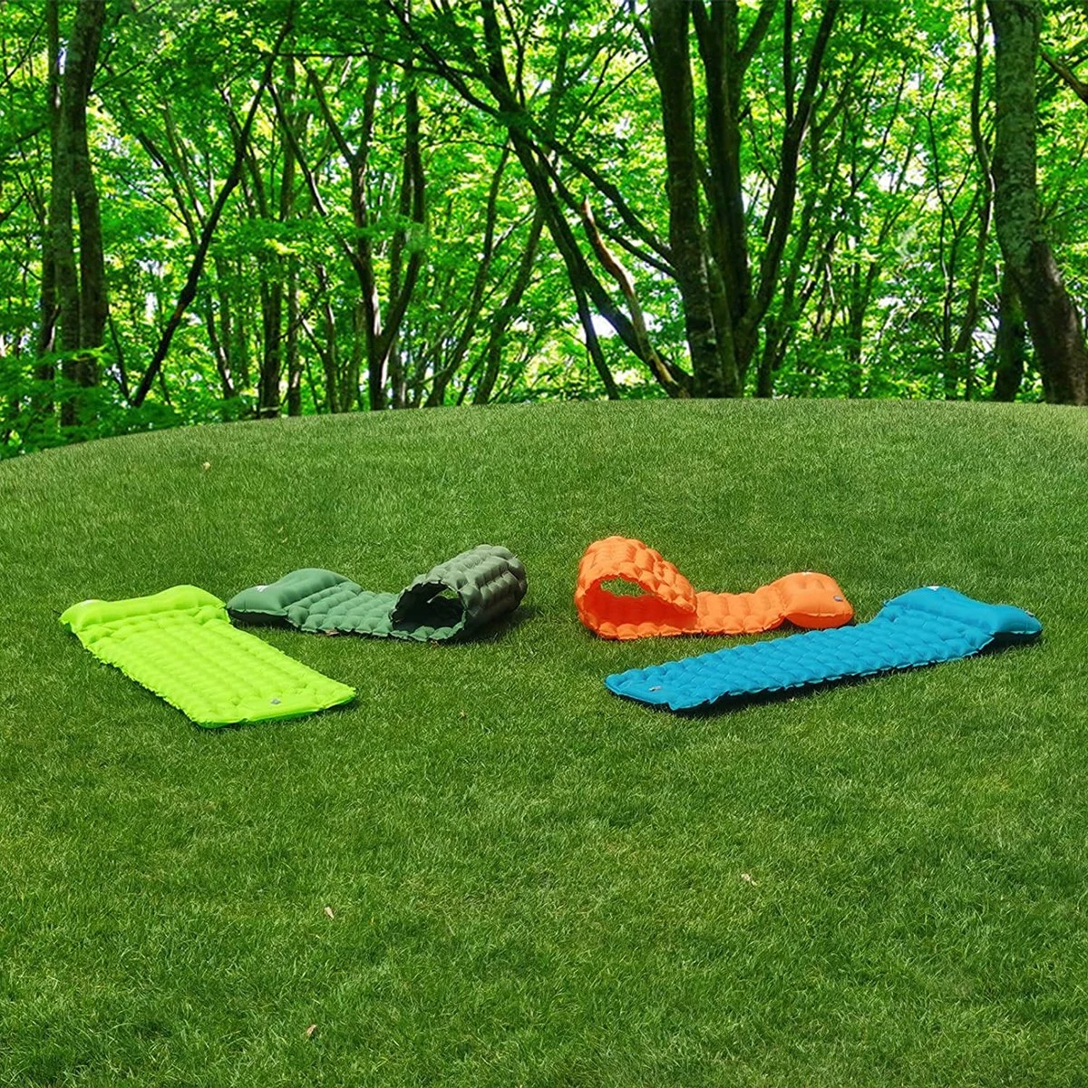 LVNRIDS Isomat, Zelfopblazend, Ultralicht, Luchtmatras, Camping, Zelfopblaasbaar, Opblaasbaar Matras, 3,9 Inch Dik, Met Voetperspomp En Kussen, Voor Camping, Reizen, Outdoor, Wandelen, Strand, Oranje 6 LVNRIDS Isomat, Zelfopblazend, Ultralicht, Luchtmatras, Camping, Zelfopblaasbaar, Opblaasbaar Matras, 3,9 Inch Dik, Met Voetperspomp En Kussen, Voor Camping, Reizen, Outdoor, Wandelen, Strand, Oranje - Afbeelding 6
