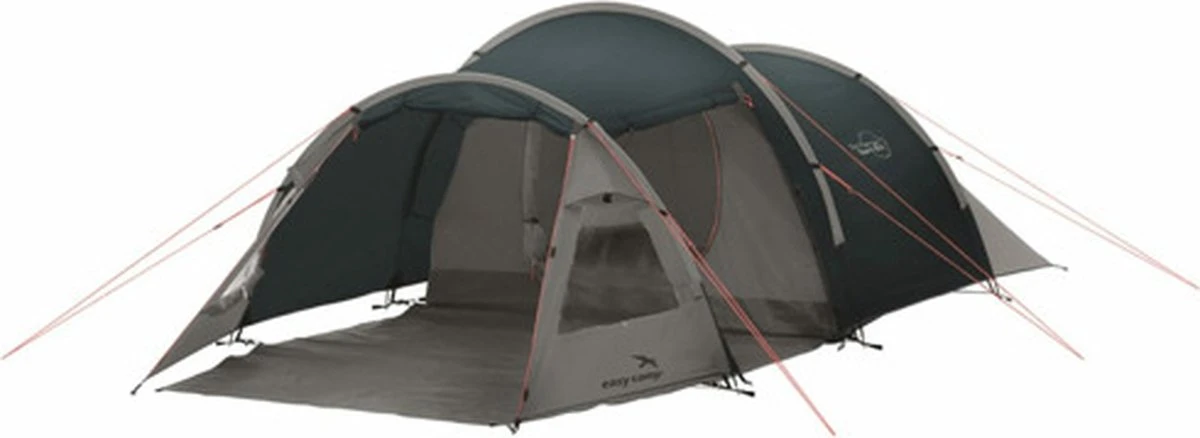Easy Camp Tunneltent 4-persoons Spirit 300 Staalgrijs En Blauw 1 Easy Camp Tunneltent 4-persoons Spirit 300 Staalgrijs En Blauw