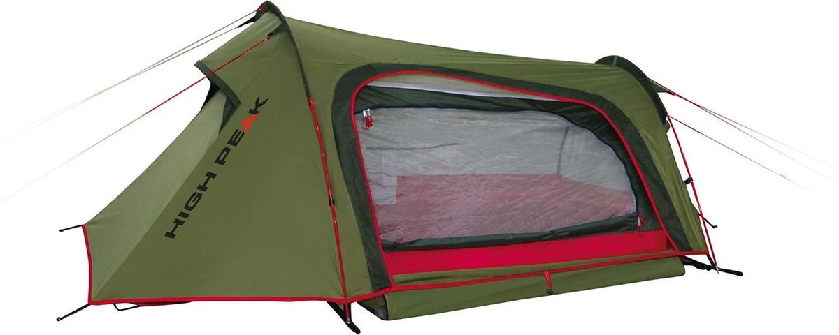 High Peak Sparrow 2 Tunneltent - Groen - 2 Persoons 1 High Peak Sparrow 2 Tunneltent - Groen - 2 Persoons