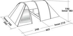 Easy Camp Tunneltent 4-persoons Galaxy 400 Staalgrijs En Blauw 6 Easy Camp Tunneltent 4-persoons Galaxy 400 Staalgrijs En Blauw -Buiten Kamperen 1200x598