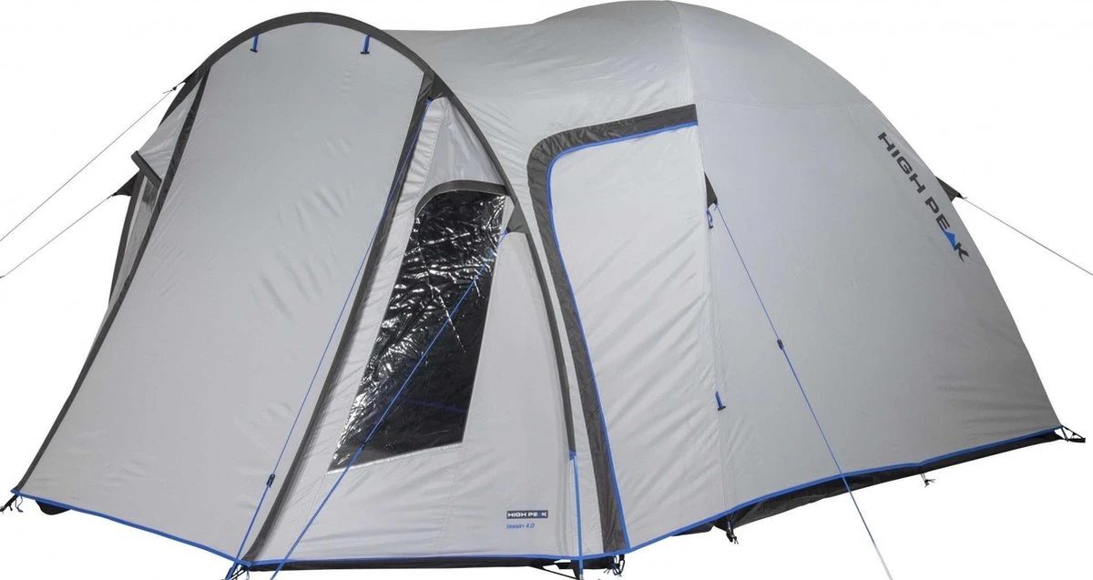 High Peak Tessin 4.0 Koepeltent - Nimbus Grijs - 4 Persoons 1 High Peak Tessin 4.0 Koepeltent - Nimbus Grijs - 4 Persoons