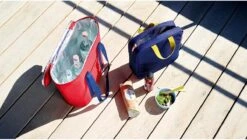 Reisenthel Thermoshopper Koeltas - 15L - Dots Zwart -Buiten Kamperen 1200x680 1