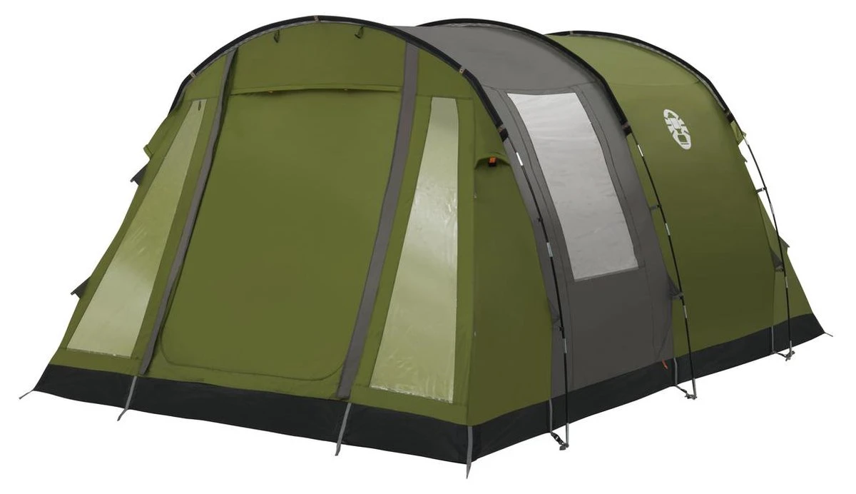 Coleman Cook 4 Tunneltent - Familietent - 4-Persoons - Groen 1 Coleman Cook 4 Tunneltent - Familietent - 4-Persoons - Groen