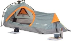 Where Tomorrow Solo Tent Pop Up 225X100X57 Cm - Grijs - 1 Persoons 9 Where Tomorrow Solo Tent Pop Up 225X100X57 Cm - Grijs - 1 Persoons -Buiten Kamperen 1200x705 1
