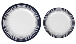 Bo-Camp - Servies - Classic - 16-Delig - Wit/Navy 16 Bo-Camp - Servies - Classic - 16-Delig - Wit/Navy -Buiten Kamperen 1200x710 3