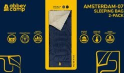 Abbey Camp Slaapzak Amsterdam - 2-pack - Dekenmodel - 210 X 85 Cm - Grijs 13 Abbey Camp Slaapzak Amsterdam - 2-pack - Dekenmodel - 210 X 85 Cm - Grijs -Buiten Kamperen 1200x711 4