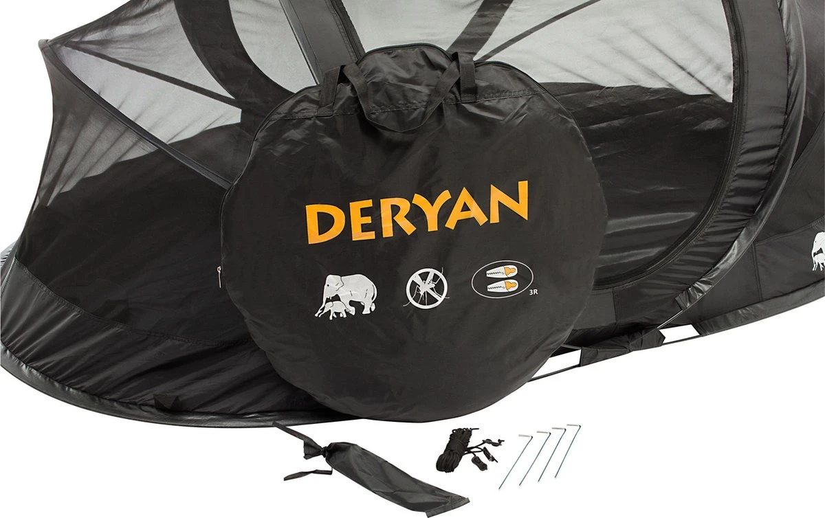 Deryan Luxe Pop-up Reisklamboe - Lichtgewicht 2 Persoons Klamboe – Geimpregneerd - Slaapcompartiment Voor Tent - Binnentent 7 Deryan Luxe Pop-up Reisklamboe - Lichtgewicht 2 Persoons Klamboe – Geimpregneerd - Slaapcompartiment Voor Tent - Binnentent - Afbeelding 7