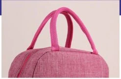 Koeltas - Lunchtas - Volwassenen En Kinderen - Compact & Handig: Zomer - Picknick -School - Lunch - Werk - Klassiek Roze -Buiten Kamperen 1200x789 1
