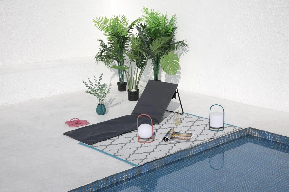 Intimo Strandmat - 2 Stuks - Grijs - 100x51x41cm 11 Intimo Strandmat - 2 Stuks - Grijs - 100x51x41cm - Afbeelding 11