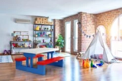 Merkloos Kinder Picknicktafel Met Parasol - Blauw 14 Merkloos Kinder Picknicktafel Met Parasol - Blauw -Buiten Kamperen 1200x800 7