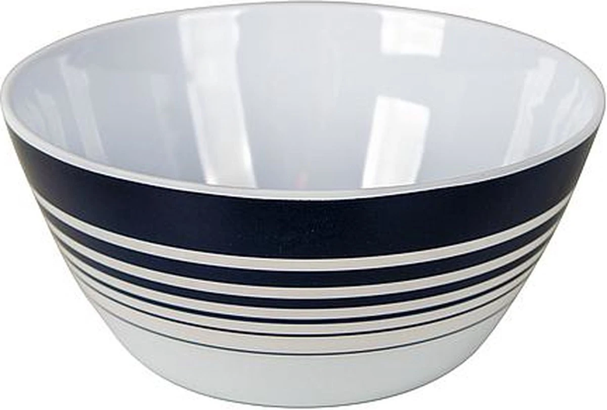 Bo-Camp - Servies - Classic - 16-Delig - Wit/Navy 10 Bo-Camp - Servies - Classic - 16-Delig - Wit/Navy - Afbeelding 10