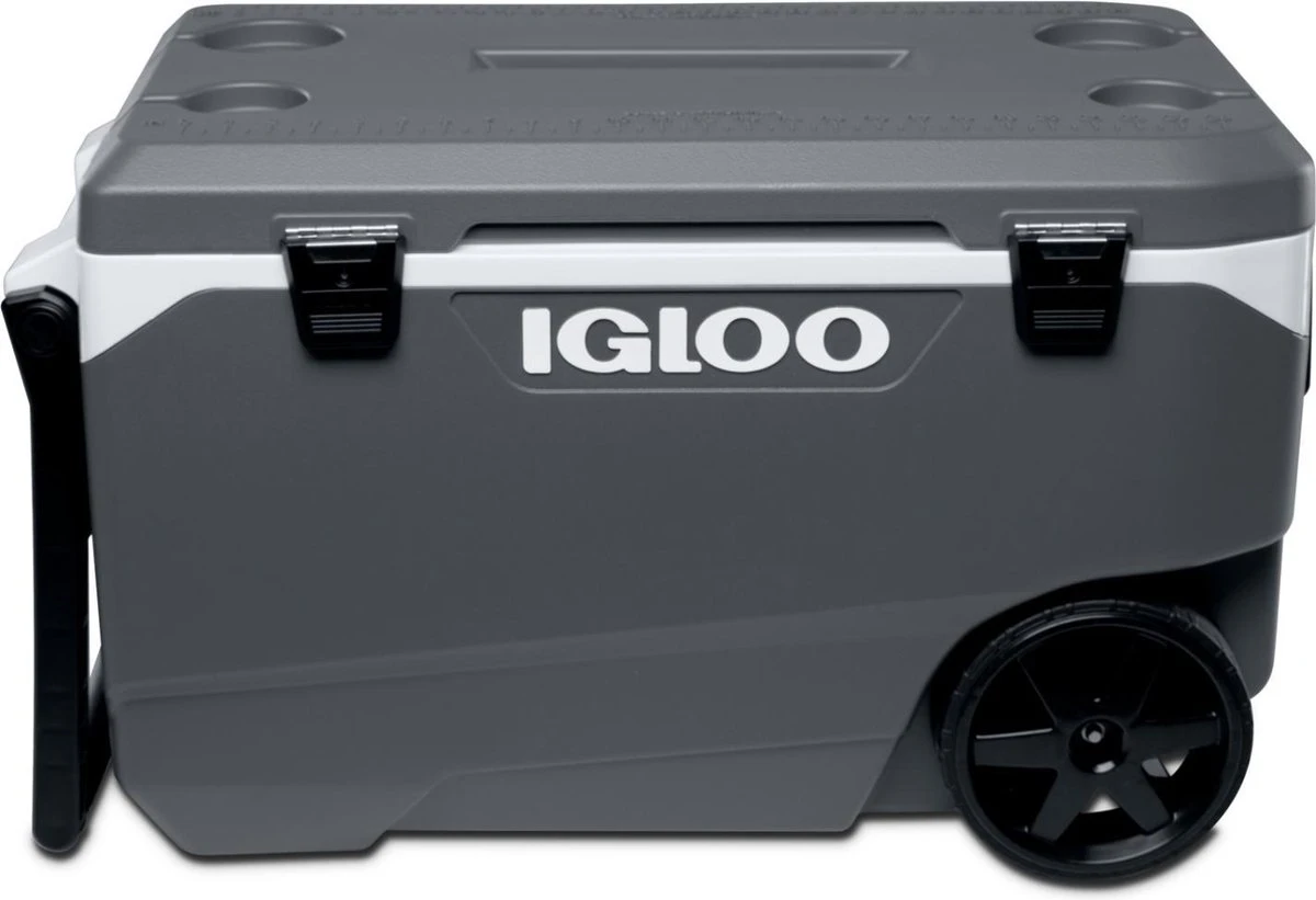 Igloo Latitude 90 Roller - Grote Koelbox Op Wielen - 85 Liter - Grijs 1 Igloo Latitude 90 Roller - Grote Koelbox Op Wielen - 85 Liter - Grijs