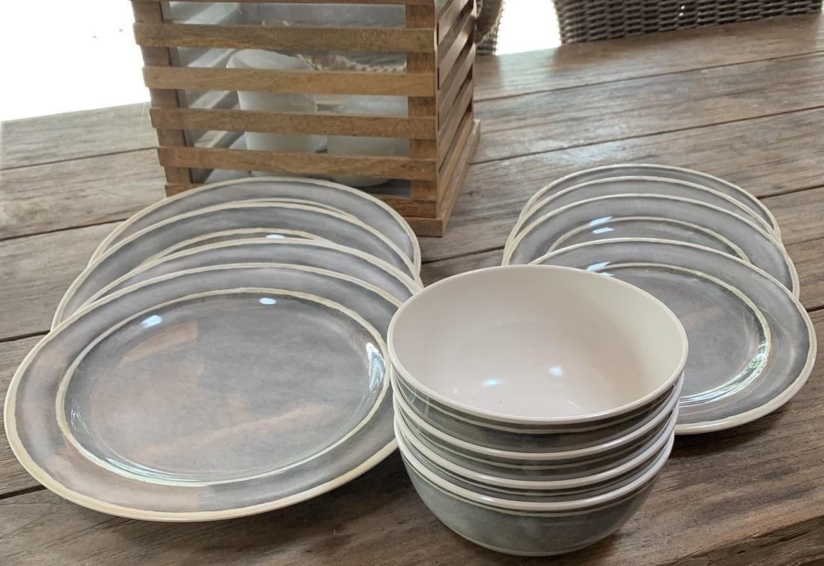 RJRQuality Camping Servies - 12 Delig – 100% Melamine Servies Set – Campingservies – Melamine Borden 8 RJRQuality Camping Servies - 12 Delig – 100% Melamine Servies Set – Campingservies – Melamine Borden - Afbeelding 8