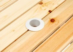 CAMPZ Fir Wood Picknicktafel, Bruin/grijs -Buiten Kamperen 1200x855