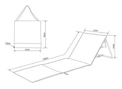 Intimo Strandmat - 2 Stuks - Grijs - 100x51x41cm 26 Intimo Strandmat - 2 Stuks - Grijs - 100x51x41cm -Buiten Kamperen 1200x874 1