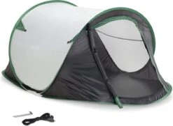 JEMIDI Tweepersoons Pop-up Tent - Opgooitent, Werptent Voor 2 Personen - Ideaal Als Festivaltent Of Kampeertent - Verschillende Kleuren -Buiten Kamperen 1200x877 4