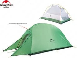 Cloud Up 1 Upgraded - Naturehike® - 1 Persoons Tent - Lichtgewicht Tent - Incl. Grondzeil - 210T 3000mm - Outdoor - Waterdicht - Hiking & Wandelen -Buiten Kamperen 1200x897