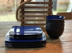 Camping Servies - 12 Delig – 100% Melamine Servies Set – Campingservies – Melamine Servies - Blue Ocean -Buiten Kamperen 1200x900 23