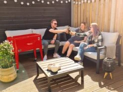 AXI Retro Cooler Rood - Koeler Met Wielen - 76L Inhoud - Koelbox Met Aftapkraan -Buiten Kamperen 1200x900 8