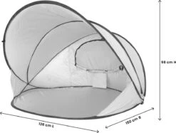 Deryan Luxe Pop Up Strandtent XXL - Anti-UV 50+ - Zilver 35 Deryan Luxe Pop Up Strandtent XXL - Anti-UV 50+ - Zilver -Buiten Kamperen 1200x907 1