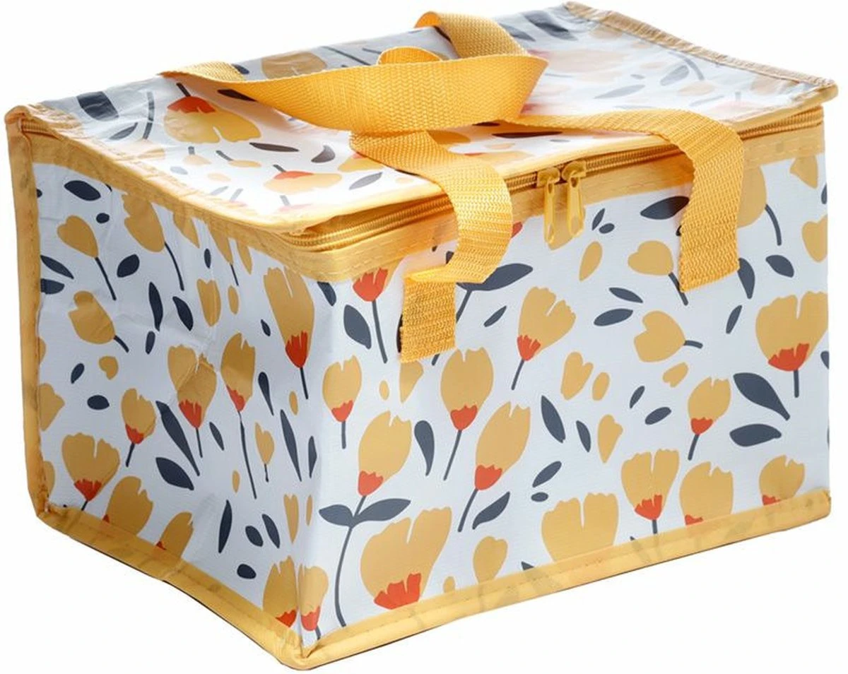 Kleine Lunch/sixpack Koeltas - Boterbloem Print - 20 X 30 Cm - 12 L 4 Kleine Lunch/sixpack Koeltas - Boterbloem Print - 20 X 30 Cm - 12 L - Afbeelding 4