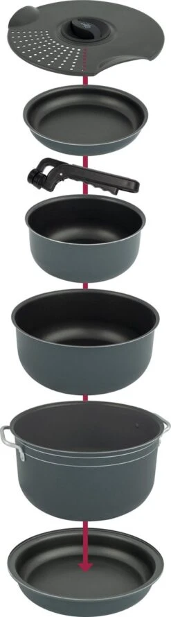 Bo-Camp Pannenset - Camping - 7-delig - Aluminium -Buiten Kamperen 333x1200