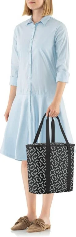 Reisenthel Thermoshopper Koeltas - 15L - Signature Black Zwart -Buiten Kamperen 385x1200