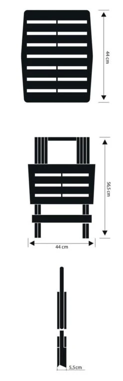 GENERIC Bijzettafel Adige Wit Kunststof 45x43x50cm 12 GENERIC Bijzettafel Adige Wit Kunststof 45x43x50cm -Buiten Kamperen 390x1200